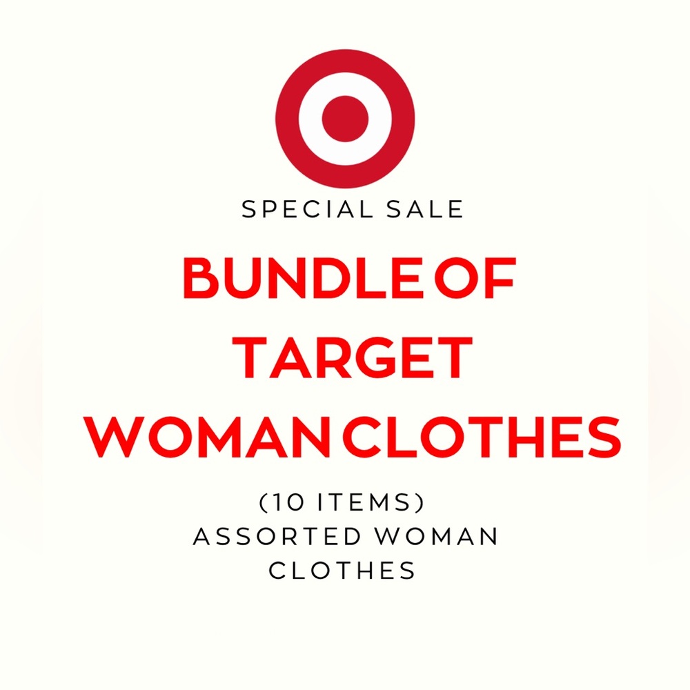 Bundle of 5 pieces of Target Women's Clothing Assortment - NWT or NWOT!